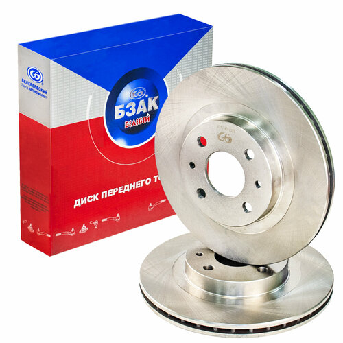 Комплект дисков переднего тормоза вентилируемый для ваз 2110 2111 2112 16 клап R14 бзак 906-621 3045₽