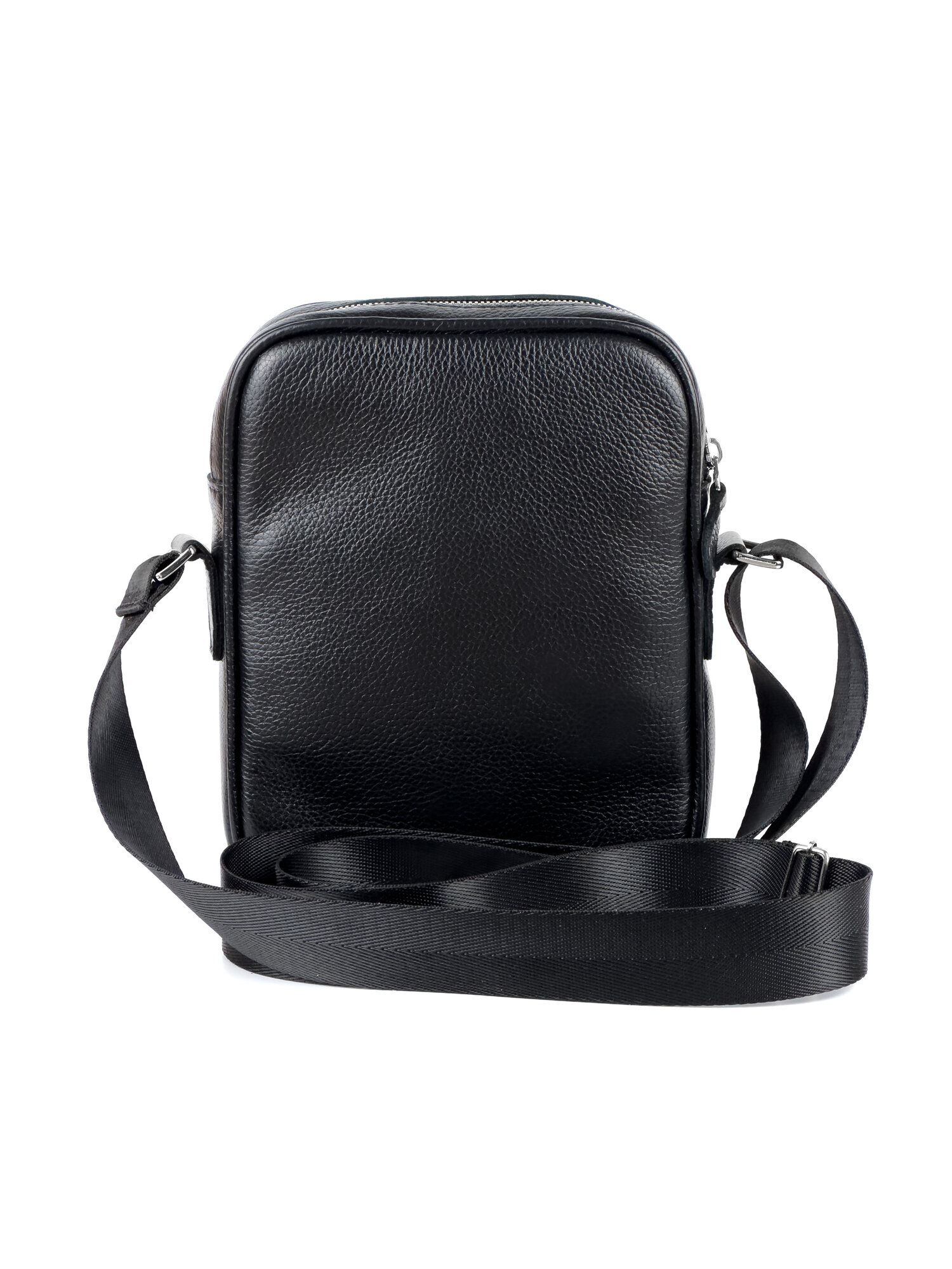 Сумка кросс-боди Botson, фактура гладкая, черная — фото 1