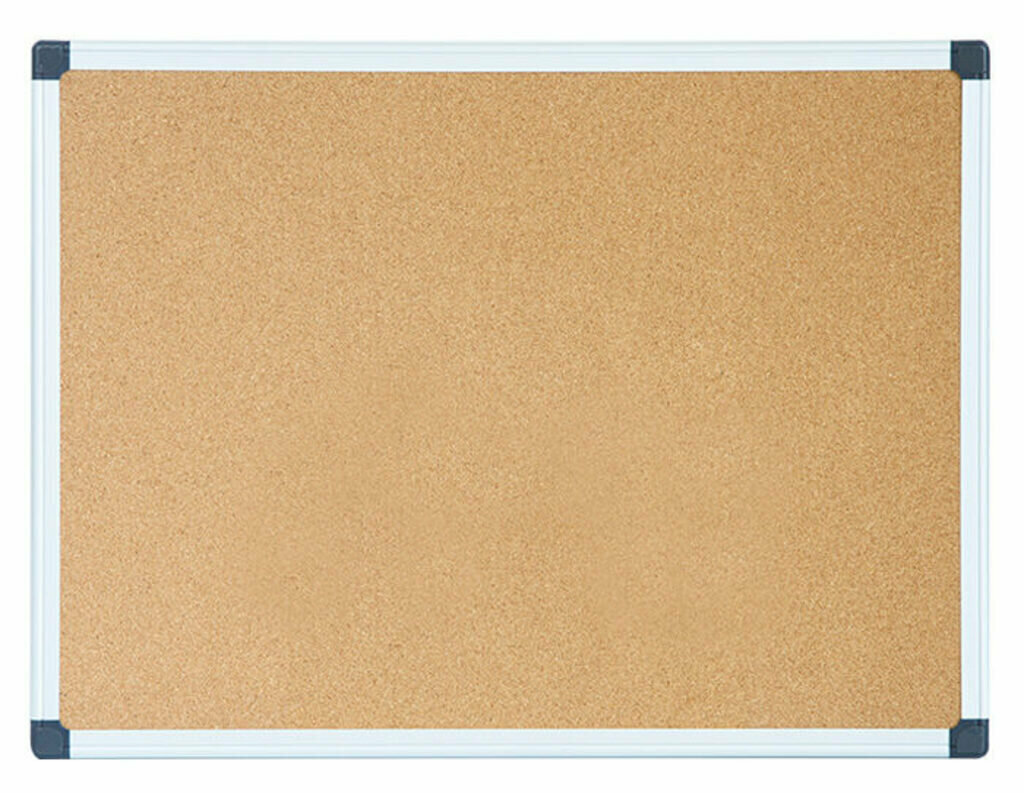 Доска пробковая 45*60см, алюминиевая рама