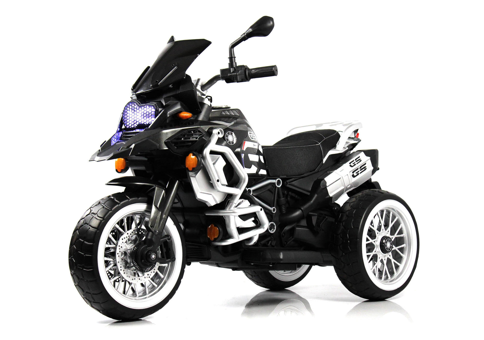 RiverToys Детский электромотоцикл М111БХ черный