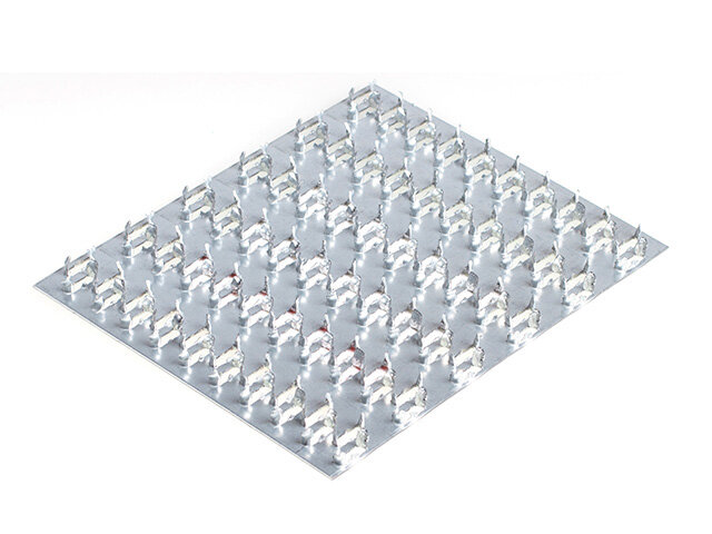 Пластина гвоздевая STARFIX SMP-93554-1, сталь, 129 x 305мм, белая — фото 1