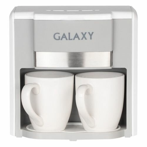 Кофеварка GALAXY LINE GL 0708, капельная, белый [гл0708лбел]