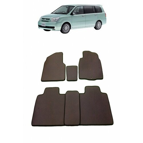 Mitsubishi Dion правый руль 2000 - 2005 коврики EVA Smart Комплект в салон 3180₽