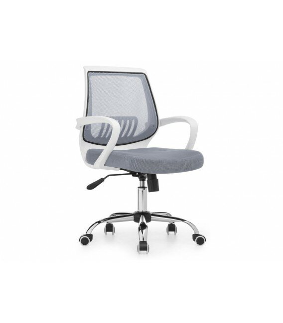 Кресло компьютерное Crew light gray / white 15209