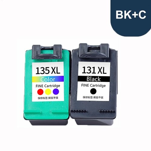 Чернильные картриджи Vilaxh для HP Deskjet 131 135, 1set