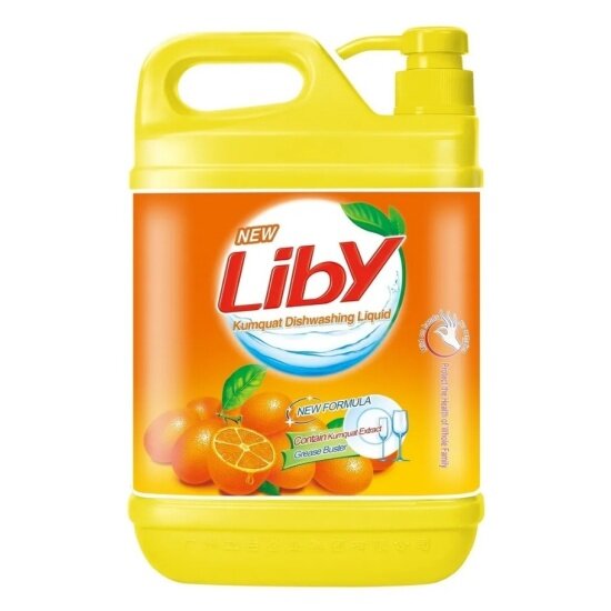 Средство для мытья посуды Liby Чистая посуда Апельсин, 1.5 л