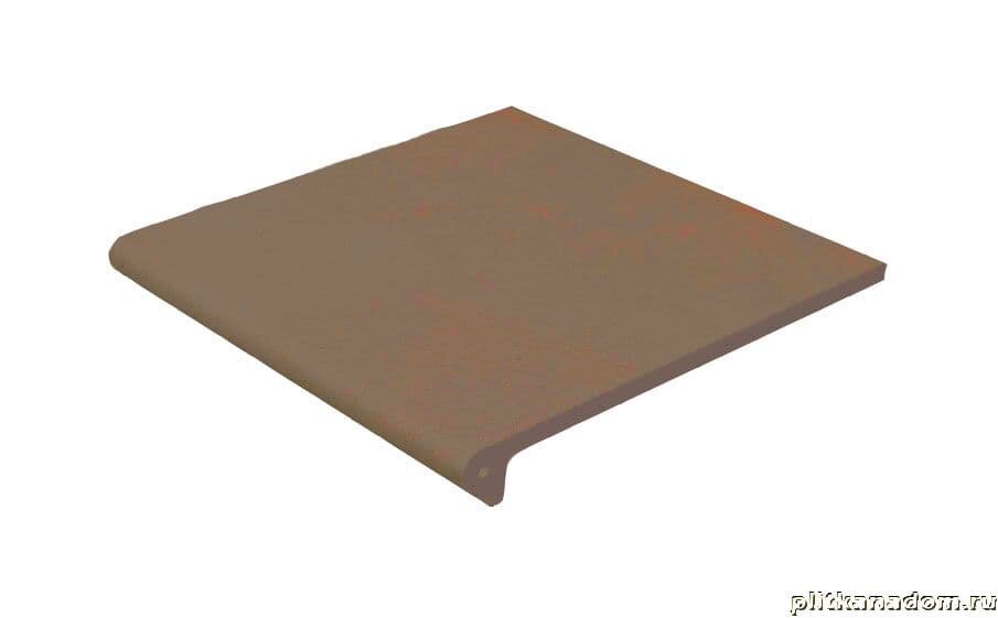 Gres de Aragon Urban Anti-Slip Marron Ступень фронтальная 30x33 см