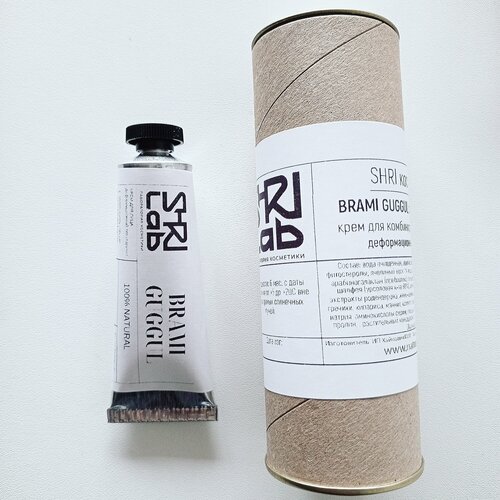 BRAMI GUGGUL при деформационном типе старения, крем для лица SHRI Lab 30 ml