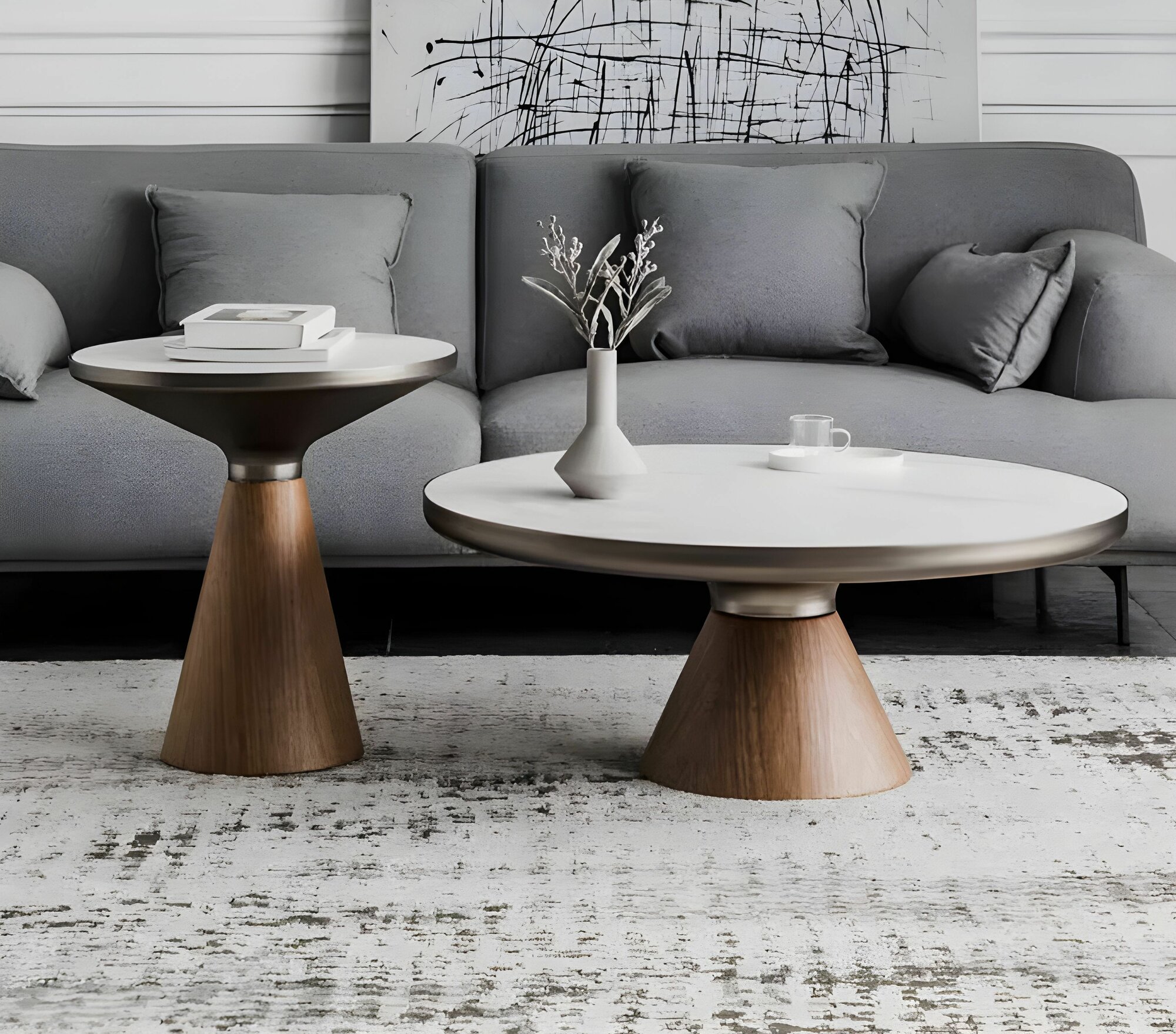 Дизайнерский комплект журнальных столов San Antonio