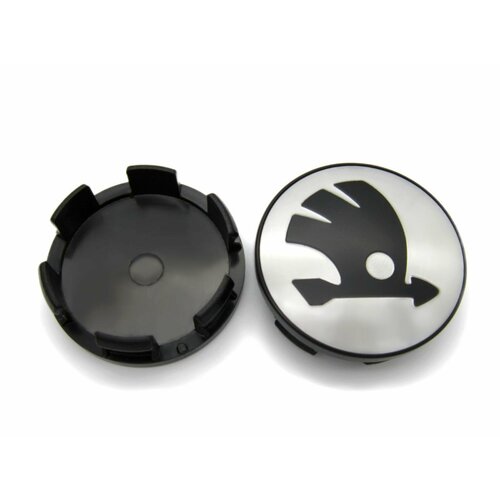 Колпачок заглушка для литого диска СКАД Skoda new chrome 565112 мм 1 шт 419₽