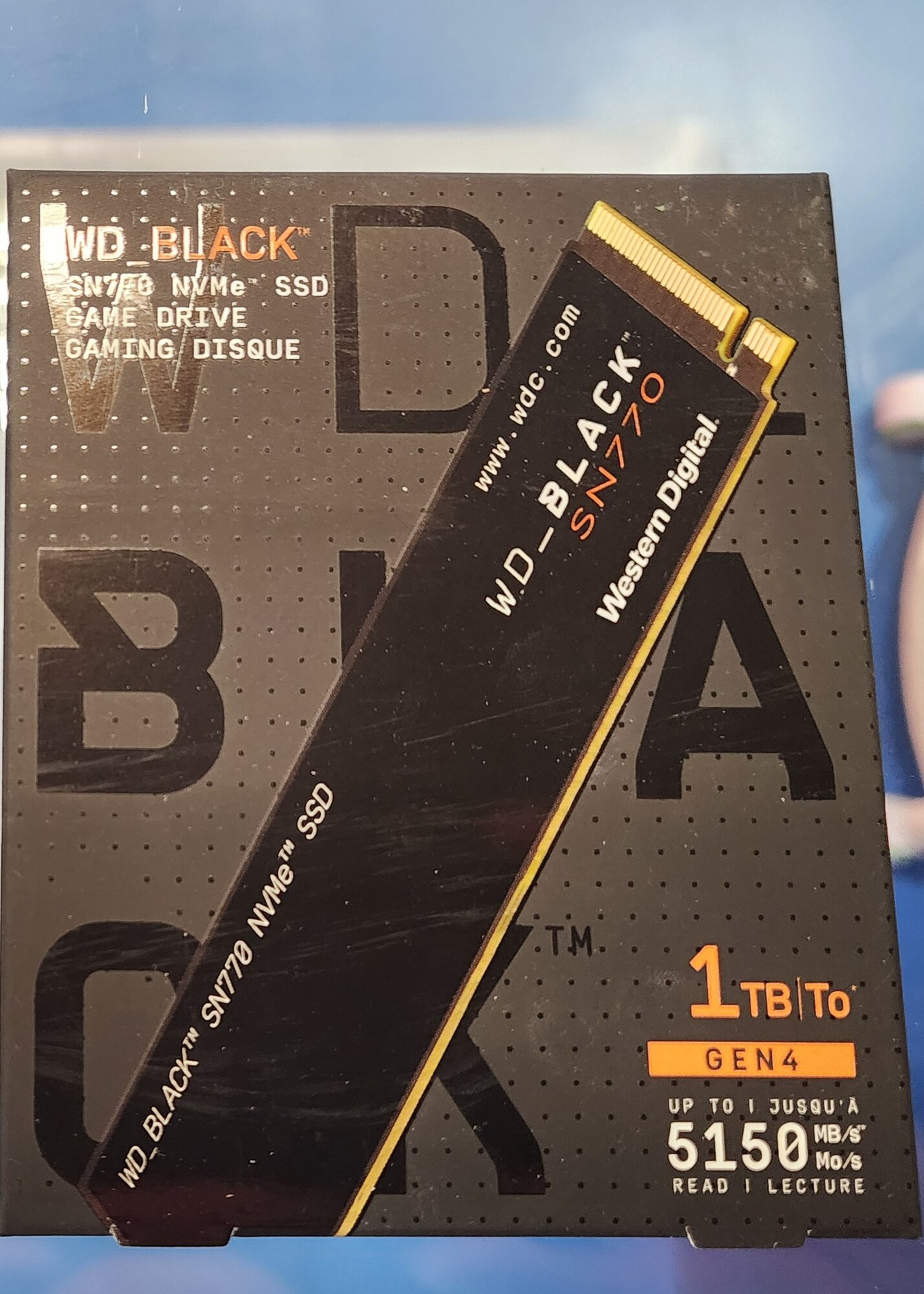 Твердотельный накопитель (SSD) Western Digital SN770 4.0 NVMe 1Tb WDS100T3X0E