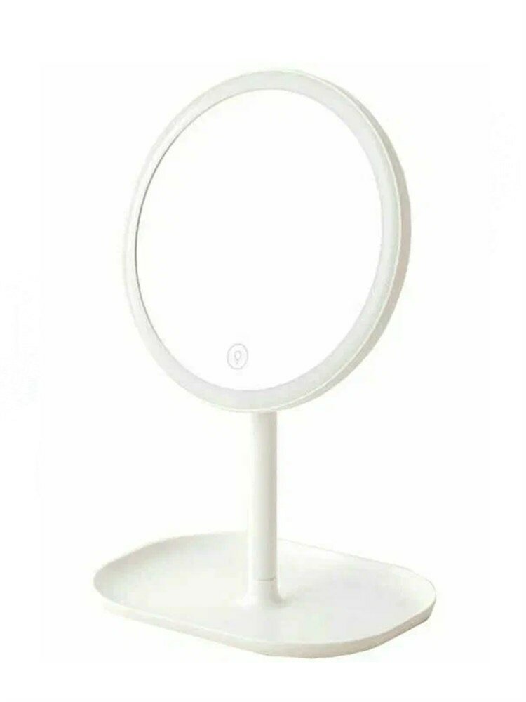 Картинки Jordan&Judy Зеркало косметическое для макияжа с подсветкой Jordan Judy LED Cosmetic Mirror NV543 белый