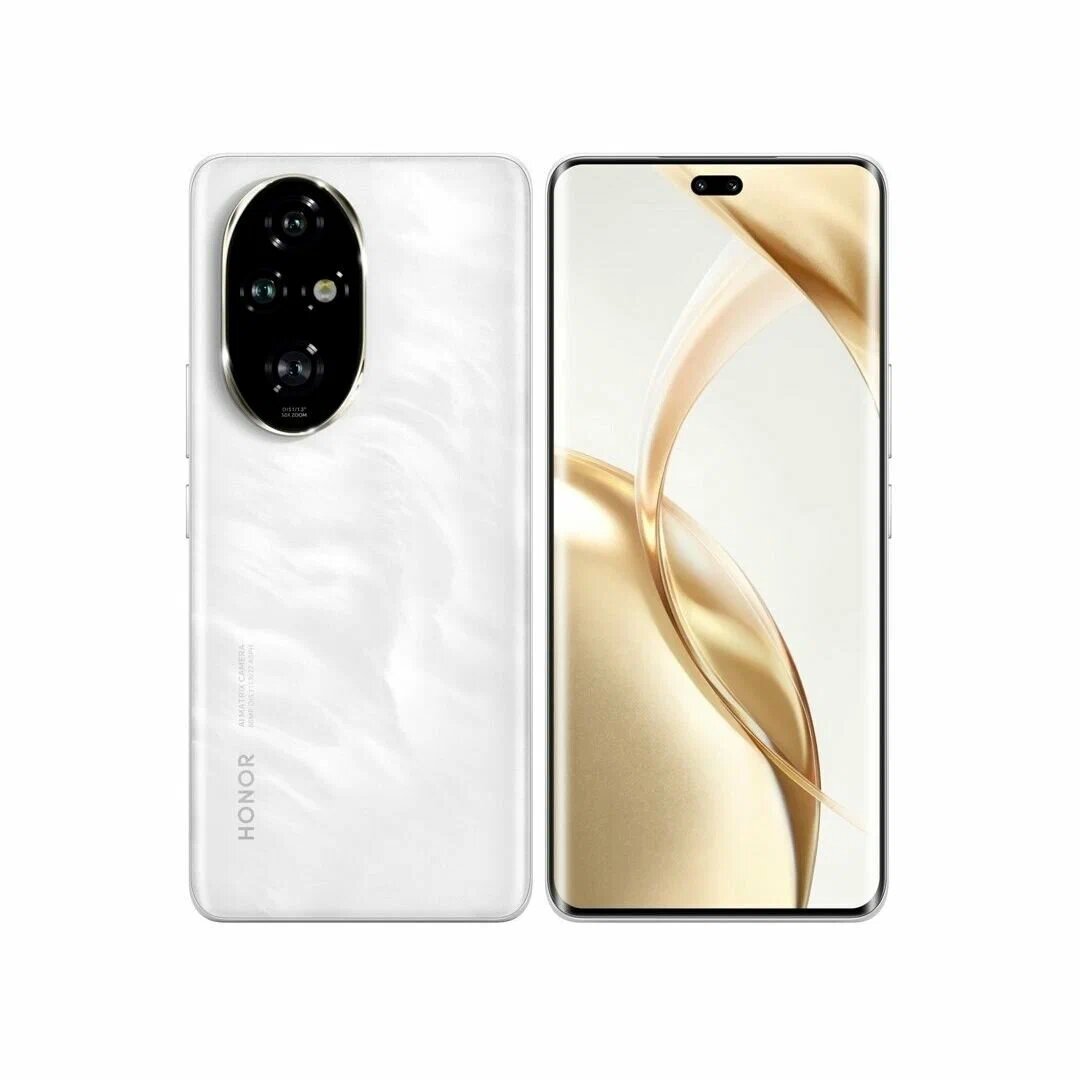 Honor Смартфон Honor 200 Pro 12/512GB Global (Белый, 12 ГБ, 512 ГБ, Global, nanoSim+eSim)