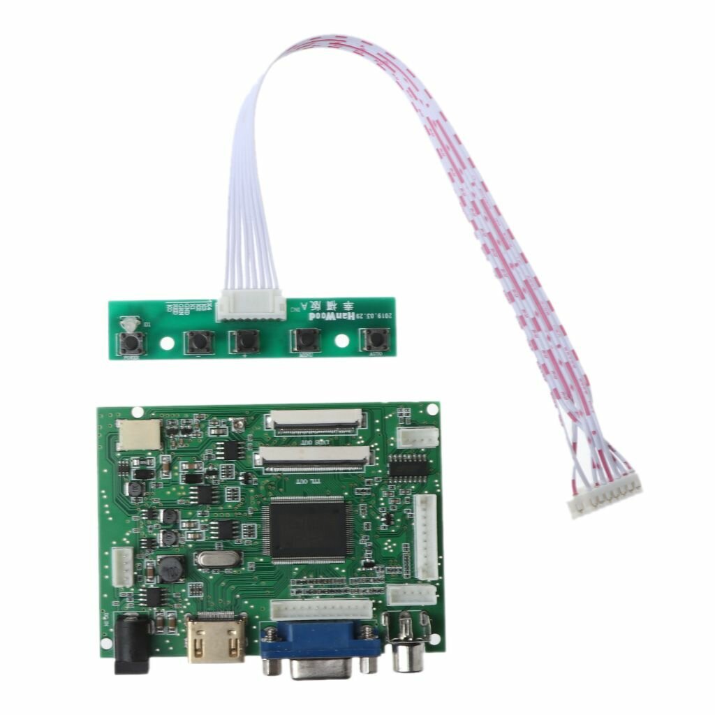 Плата драйвера VGA +HDMI audio 40pin 50pin driver