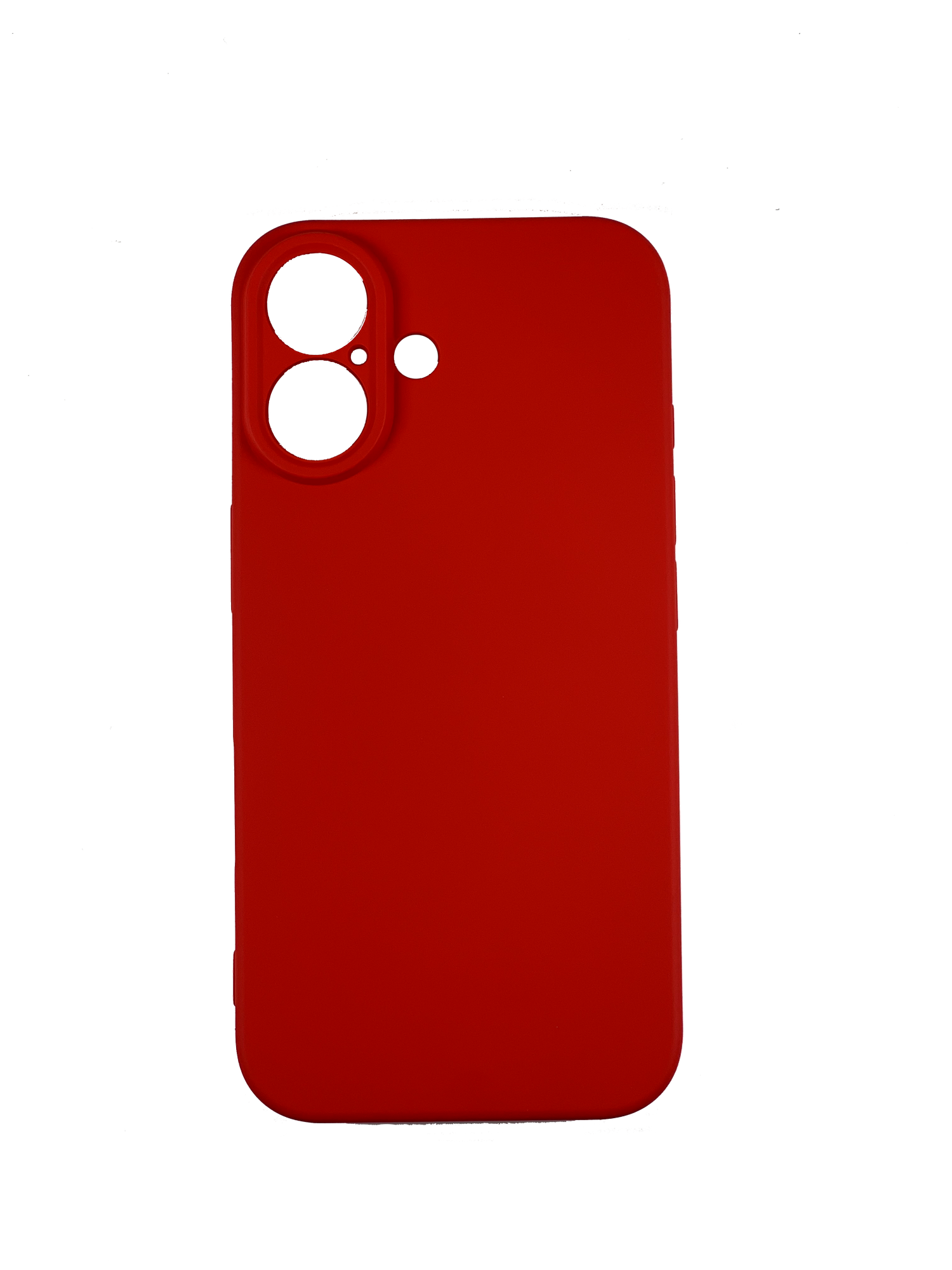 Чехол DAPROSTO "Red Velvet", для iPhone 16, матовый, красный — фото 1