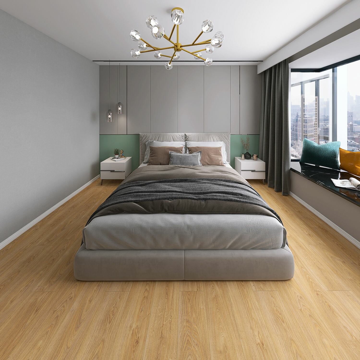 Ламинат Floor Wood Artego, 33-й класс, дуб Ривертон, толщина 8мм, 2,005кв. м.