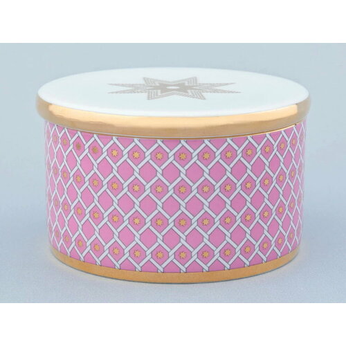 Шкатулка (сахарница) Астра-2 (Идиллия) 13 см, Императорский фарфоровый завод (ИФЗ) 81.32376.00.1