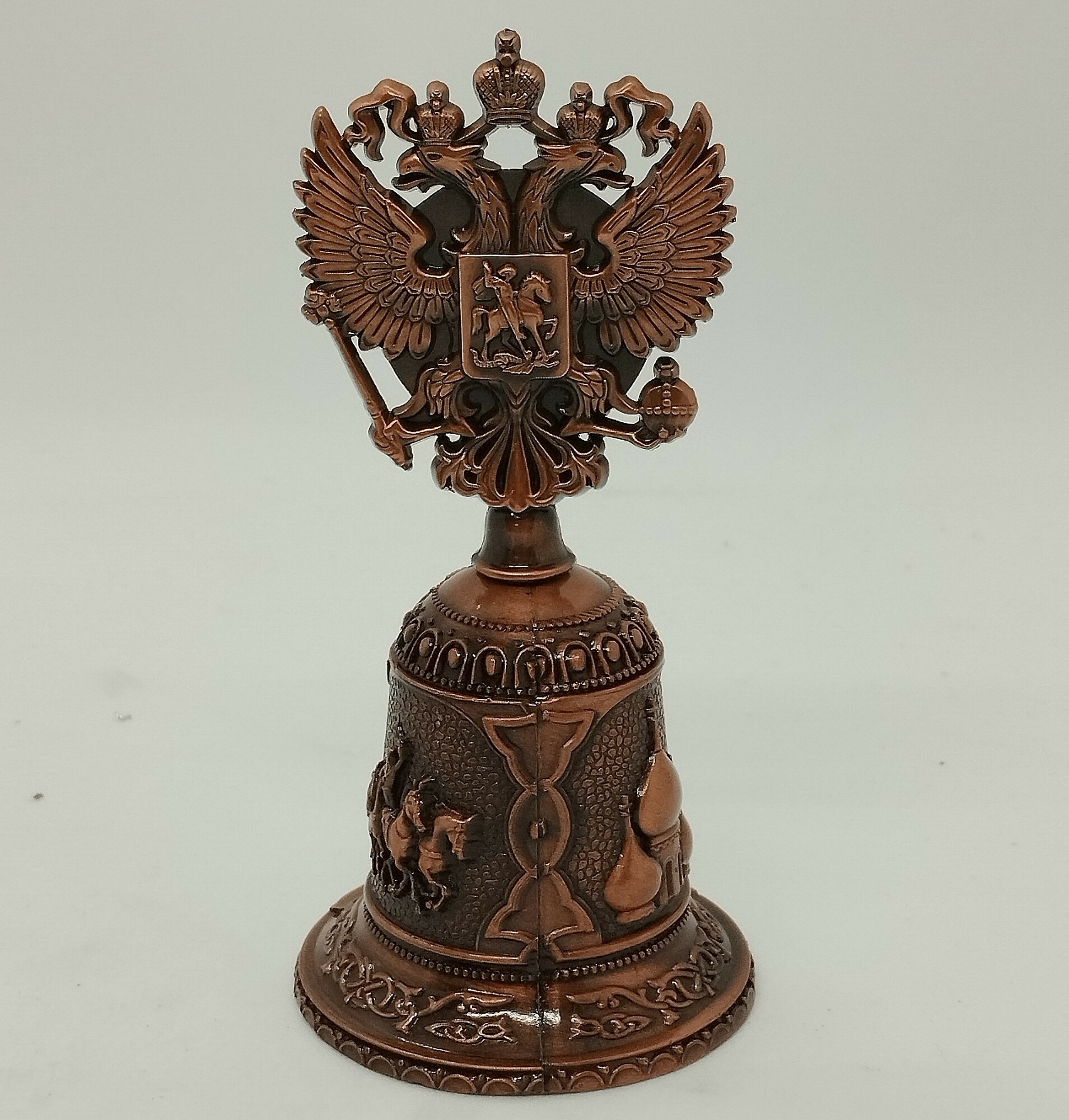 Колокольчик-герб "Карелия ", медь — фото 1