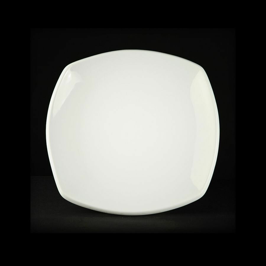 Тарелка фарфоровая "CaBaRe" квадратная 22,5х22,5см мелкая