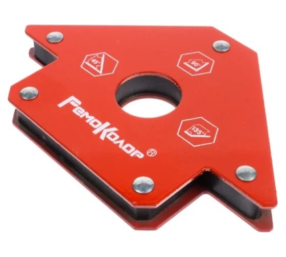 Угольник магнитный для сварки (45-135 град; 50LBS/23кг) РемоКолор 73-0-202