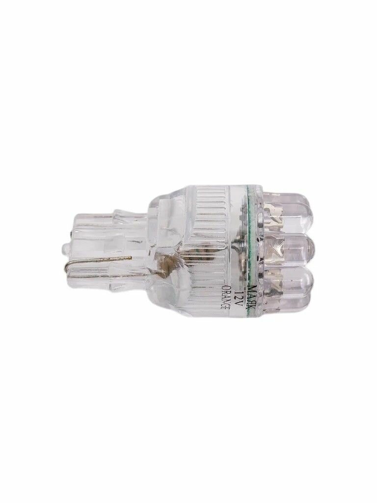 Лампа светодиодная 12V 21-9 ORANGE S25 W3х16d безцокольная одноконтактная маяк