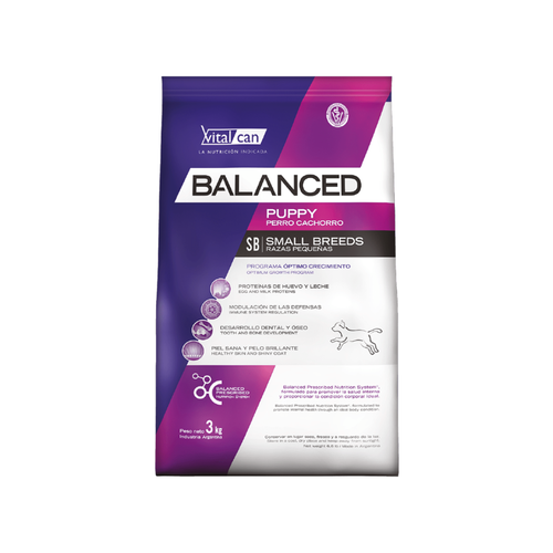 Vitalcan Balanced Dog Puppy сухой корм для щенков мелких пород с курицей - 1 кг
