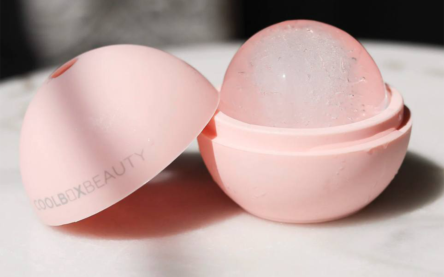 Ледяная сфера COOLBOXBEAUTY, форма для льда, косметическая для лица, розовая