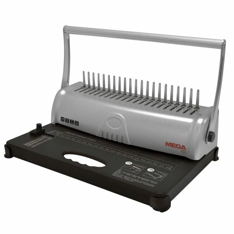 Брошюровщик ProMEGA А4 12 листов/450 листов пластиковая пружина механический (OB092)