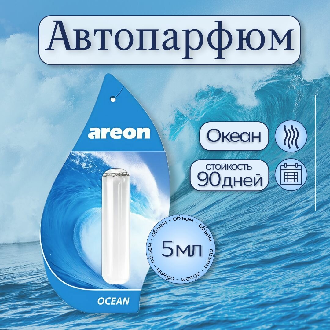 Ароматизатор автомобильный Ареон "Океан" (Ocean)