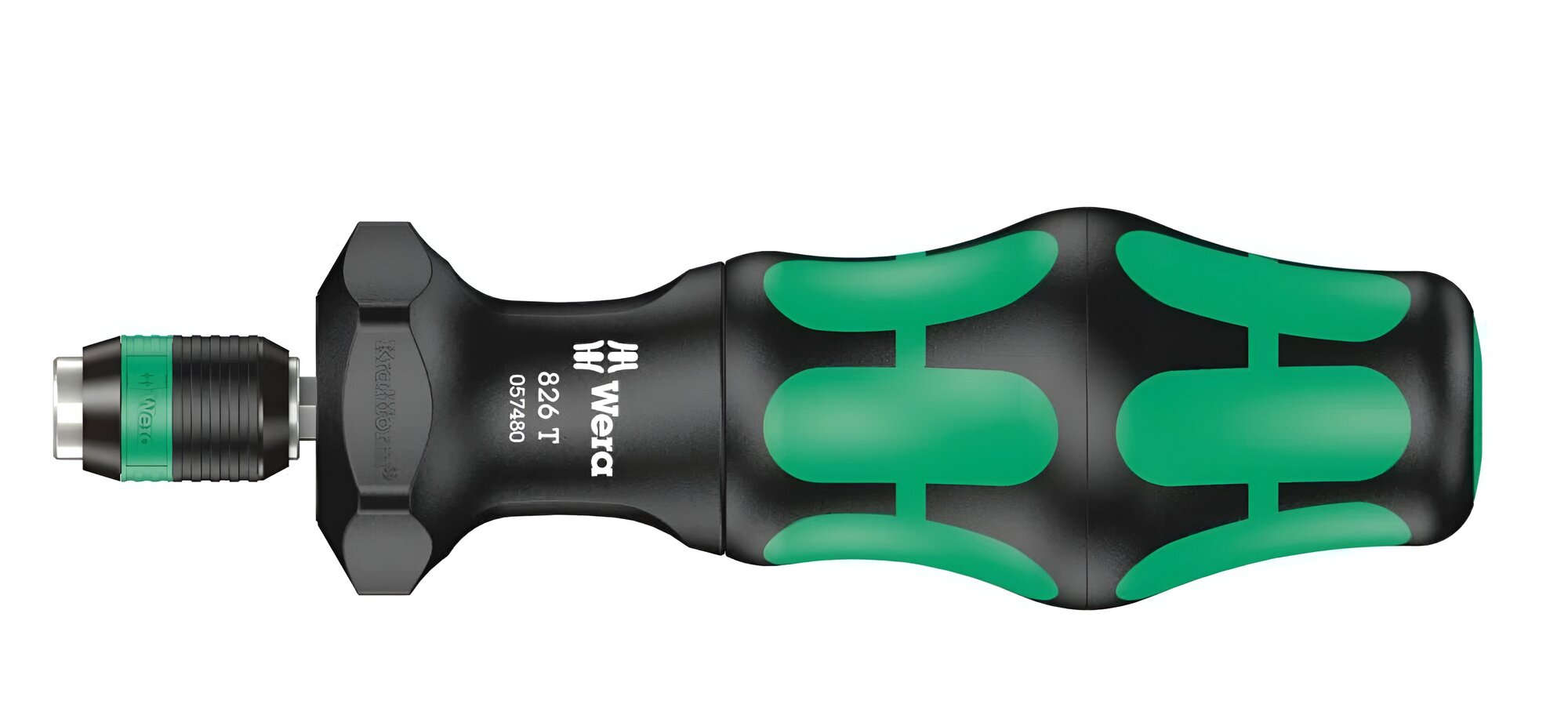 Отвёртка-битодержатель WERA 826 T Kraftform Turbo патрон Rapidaptor, 1/4" x 146 мм WE-057480
