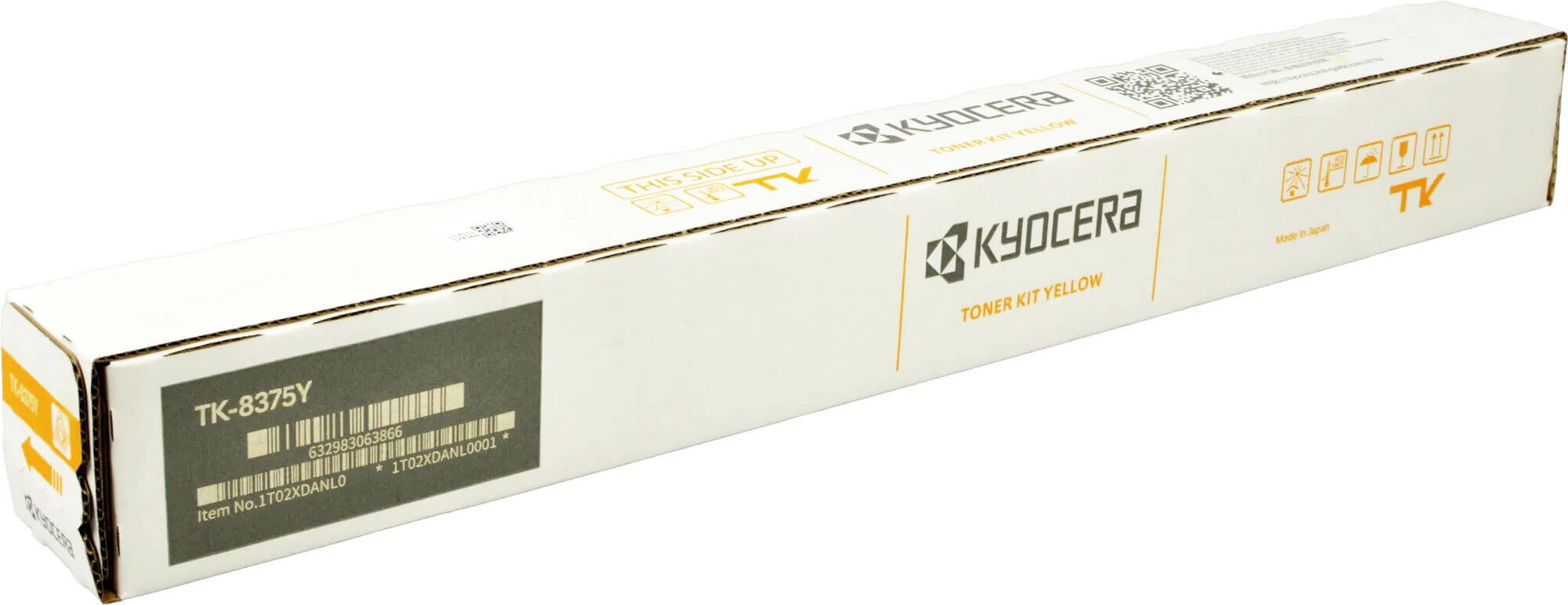 Картридж Kyocera TK-8375Y (1T02XDANL0) жёлтый для Kyocera TASKalfa 3554ci, 20000 страниц, оригинальный