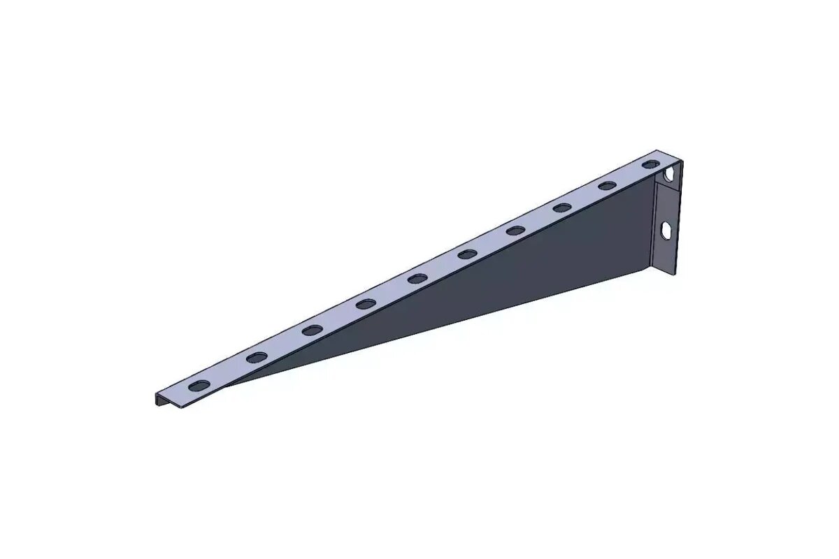 CABLIDERTRAYS Кронштейн подвеса настенный оцинкованный 500мм S=25мм кпнл(вн)-500