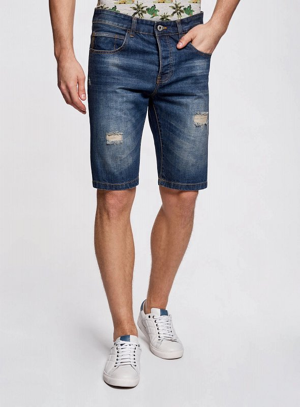 Шорты  1, размер 29, синий — фото 1