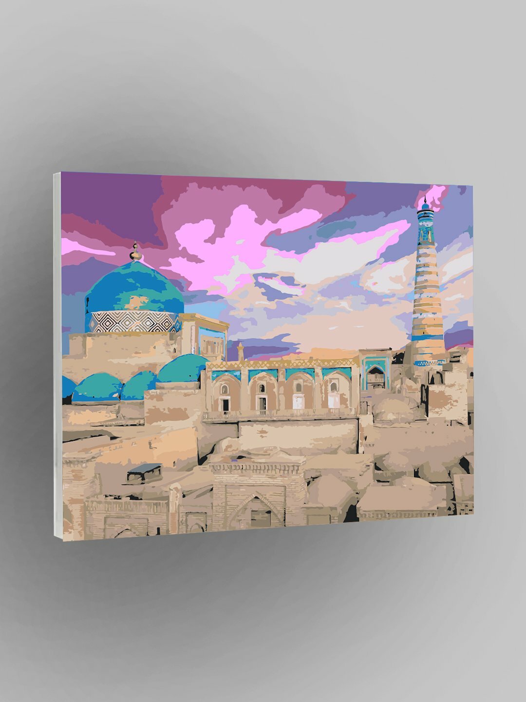 Картина по номерам "Хива. Восточный колорит", 40×50 см, раскраска на холсте, набор для рисования