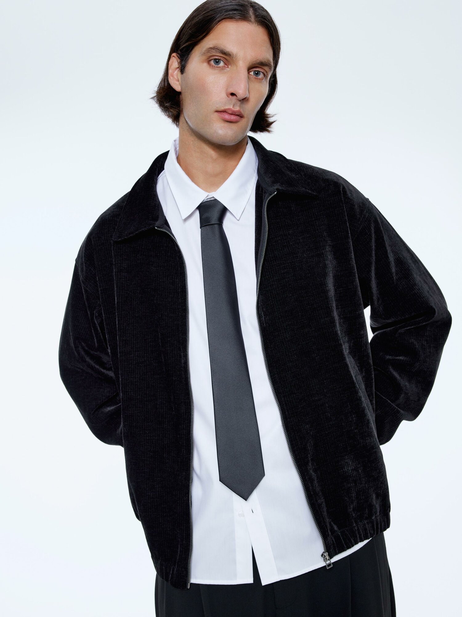 Галстук Sela, черный