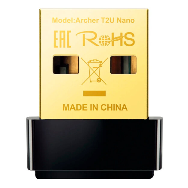 Адаптер Wi-Fi TP-Link T2U, для USB 2.0, скорость до 433 Мбит — фото 1