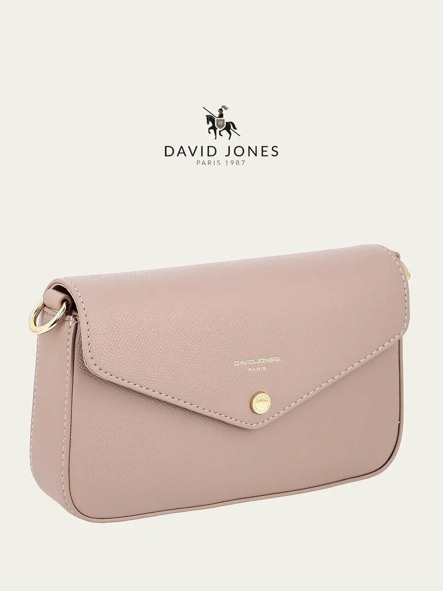Сумка кросс-боди DAVID JONES, розовый