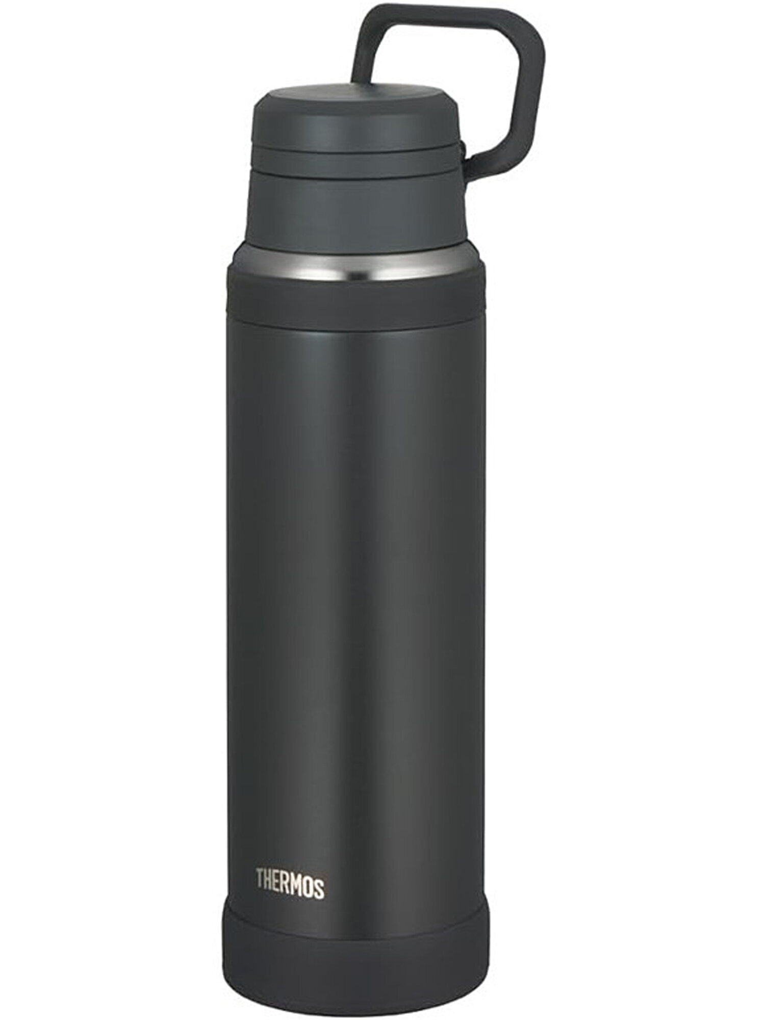 Термокружка для кофе чая 1 литр THERMOS JOY-1000 чёрная - нерж. сталь, герметичная, тепло/холод 24/24 часа