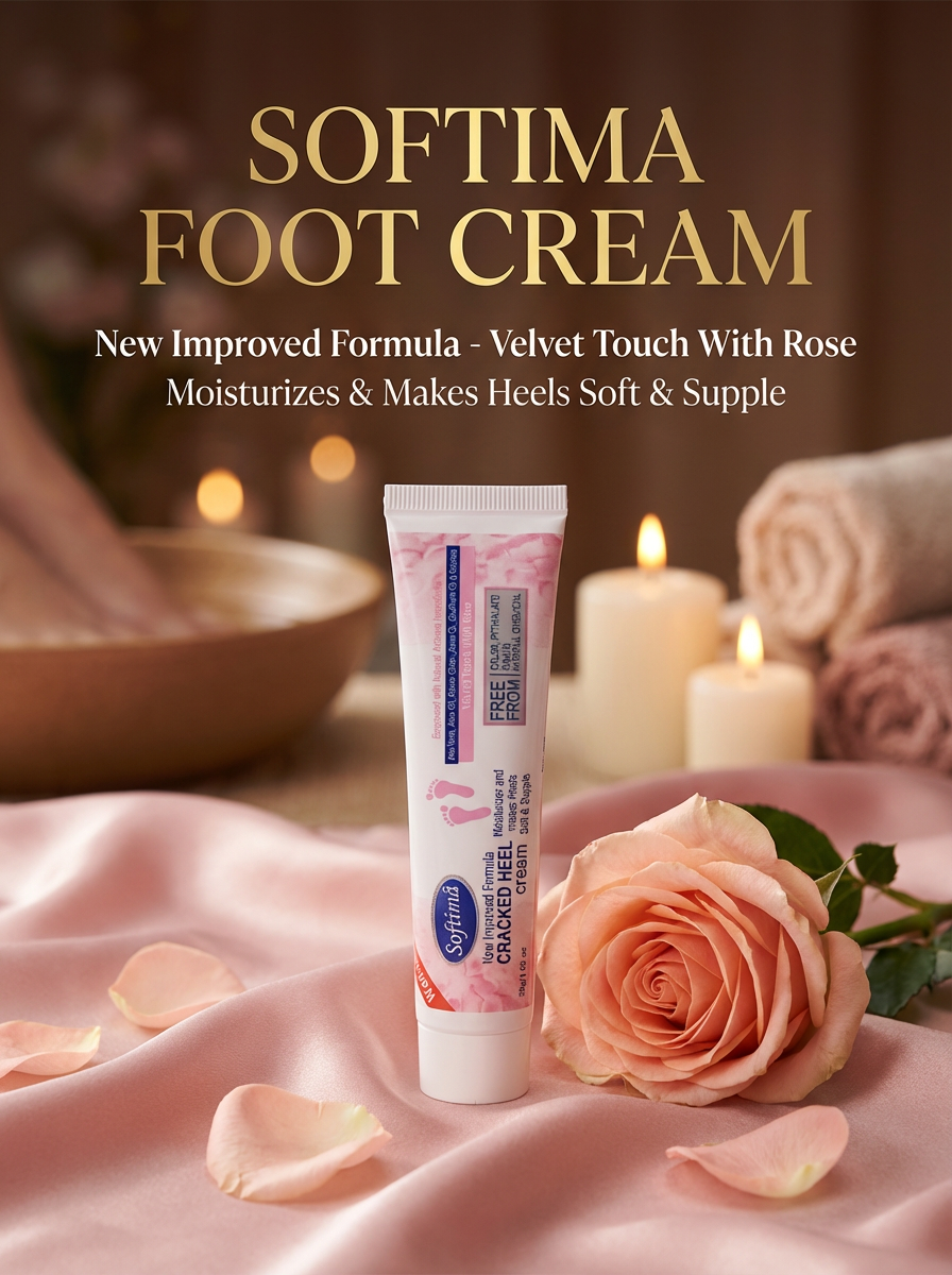 Крем для заживления трещин- Softima для ног, растительный, гипоаллергенный, для всех типов кожи