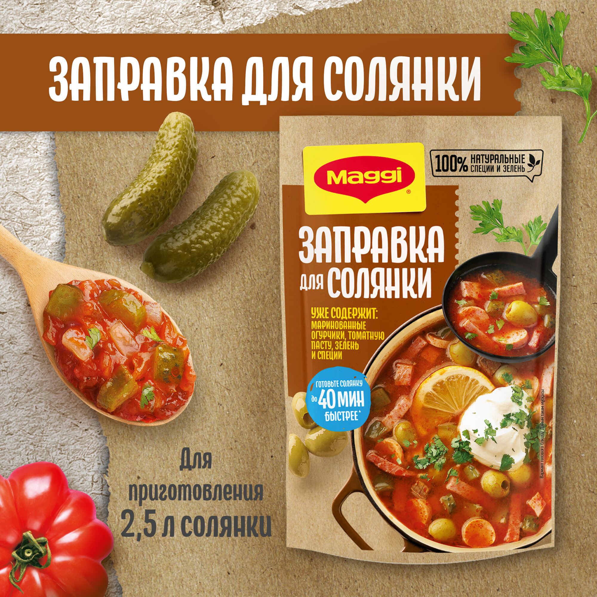 Заправка Maggi для солянки, 180 гр