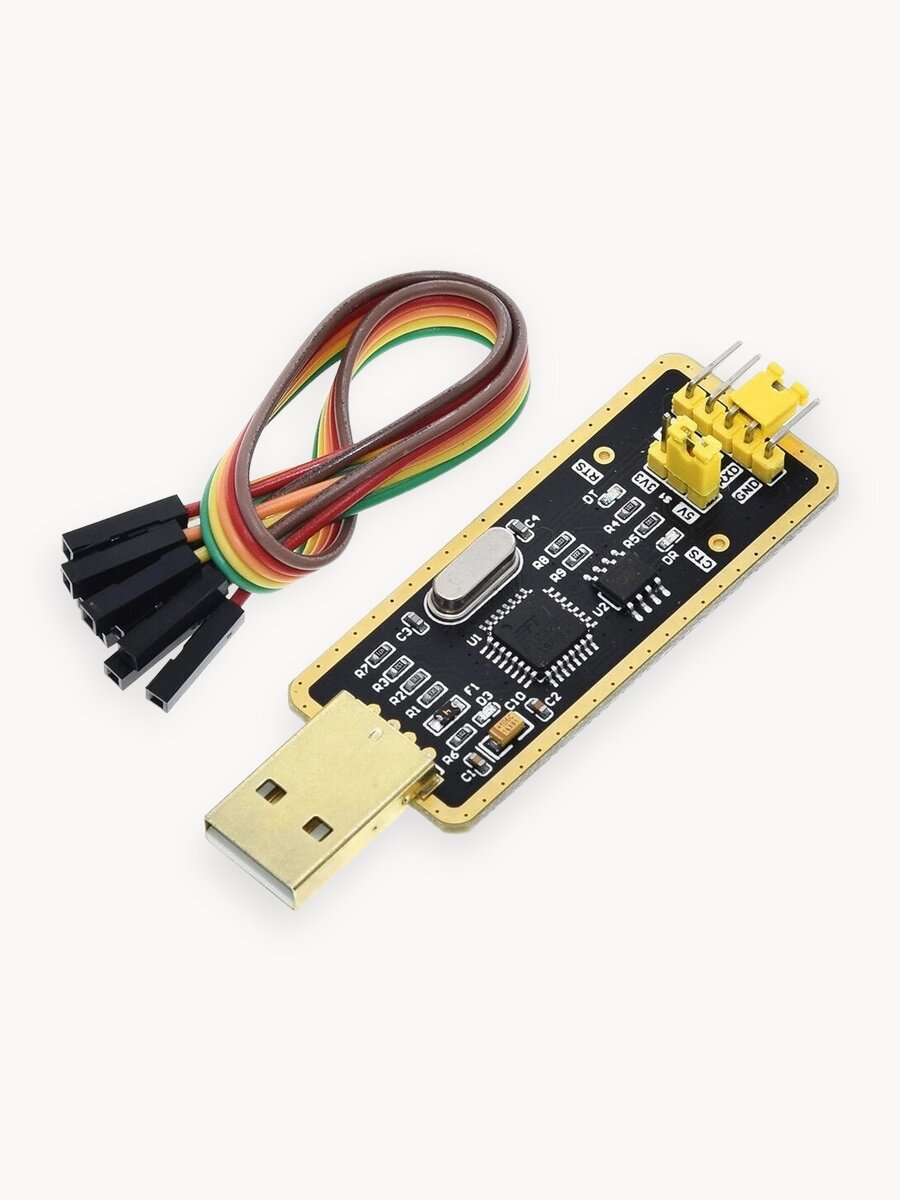 USB-TTL (USB-UART) ISP программатор (FT232BL), USB разъем, 5 pin, 1 шт.