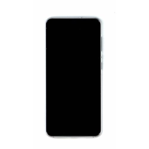 Дисплей для Samsung Galaxy S21 5G SM-G991B в сборе с тачскрином и рамкой белый дисплей samsung g991b galaxy s21 тачскрин рамка серый amoled lcd оригинал замененное стекло