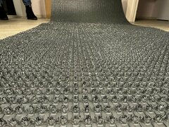 Изображение товара Щетинистое рулонное покрытие Стандарт 128 сер. Металлик 0,9м*15м