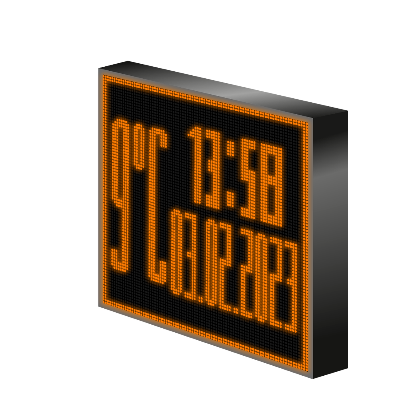 Бегущая строка/ Led /рекламная вывеска/ панель/37х37см — фото 1