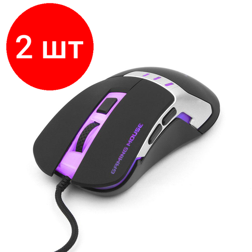 мышь проводная canyon eclector 3200dpi usb черный cnd sgm03rgb Комплект 2 штук, Мышь компьютерная Gembird MG-520/3200DPI/USB