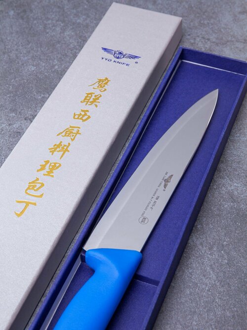 Нож кухонный YYD KNIFE, разделочный, для мяса, поварской, длина лезвия 20 см
