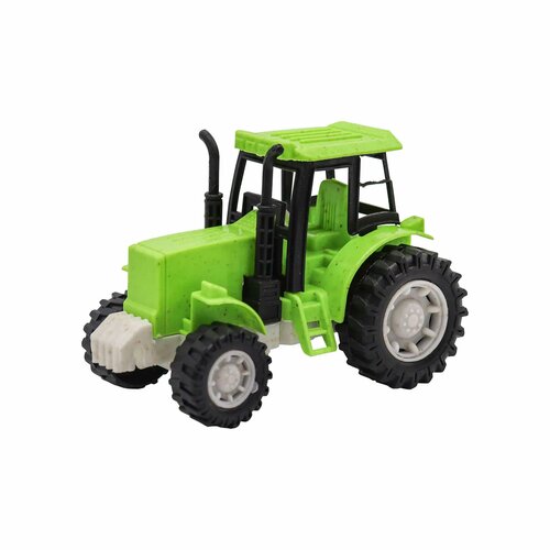 Игрушка Funky Toys Эко-Трактор с фрикц. механизмом 12 см Зеленый FT0416332-3