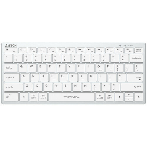 Клавиатура A4Tech Fstyler FX51 белый USB slim Multimedia FX51 WHITE 279000₽