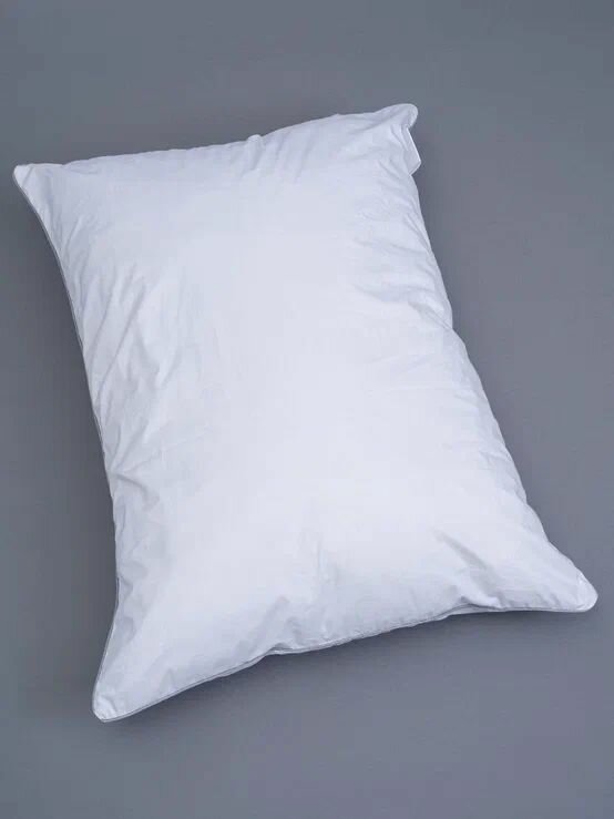 "Подушка для сна "АнВел Орто" воздухопроницаемая, 50х70 средняя жесткость, Холлофайбер лузга гречихи и Эффект микромассажа