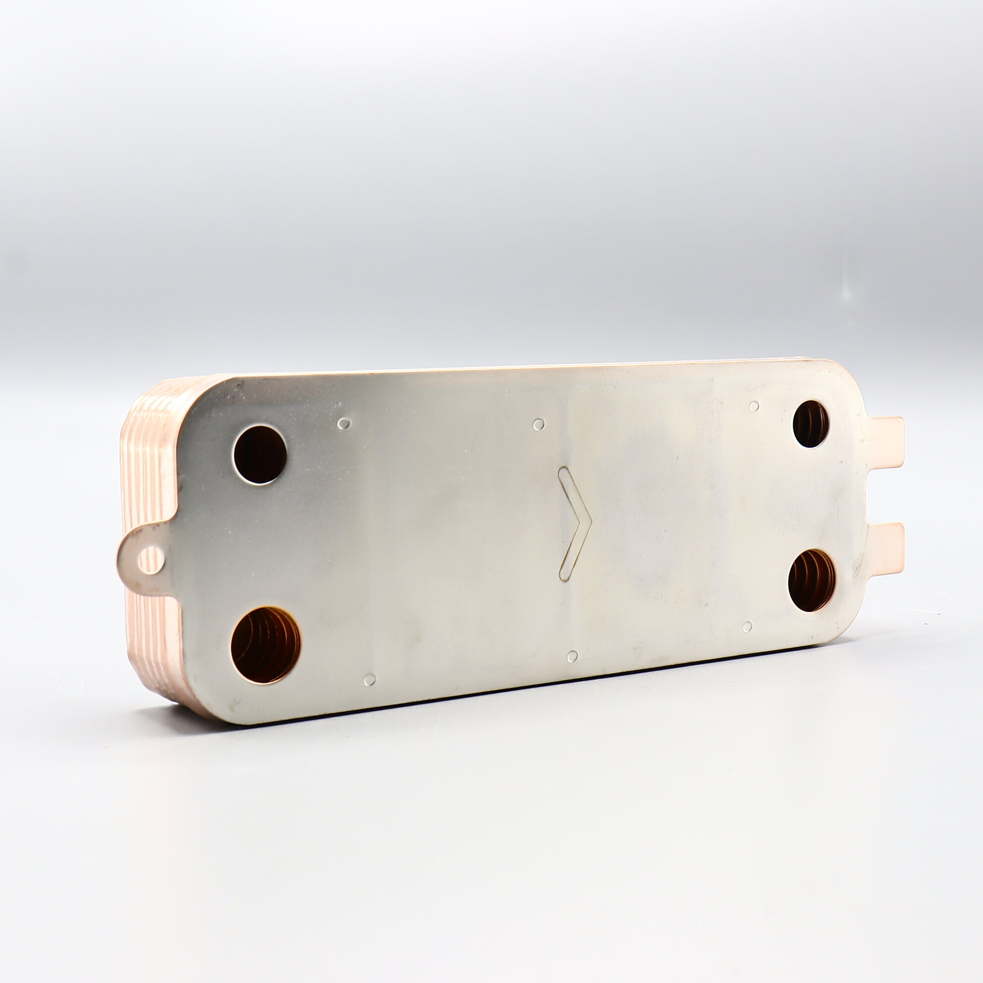 Теплообменник вторичный 12 пластин для газовых котлов Bosch, Buderus арт: 87186446230